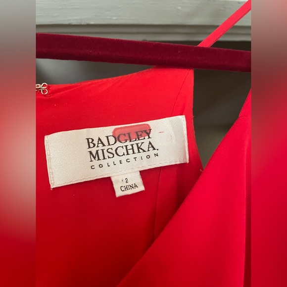 Badgley Mischka Red Gown - Picture 5 of 6
